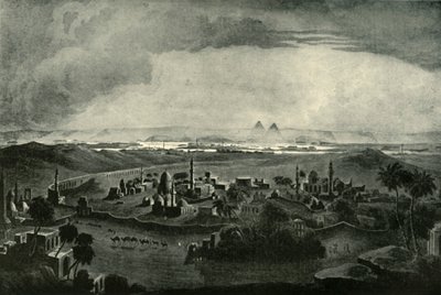 Kairo och pyramiderna, tidigt 1800-tal, 1901. av Unbekannt
