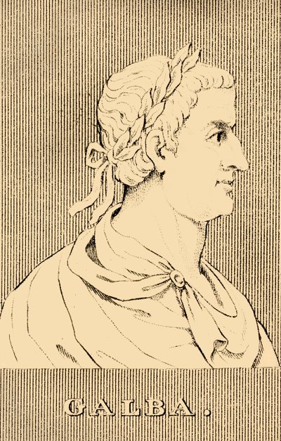 Calba, 3 f.Kr. - 69 e.Kr., 1830. av Unbekannt