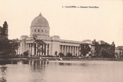 Calcutta - General Post-Office, c1900 av Unbekannt