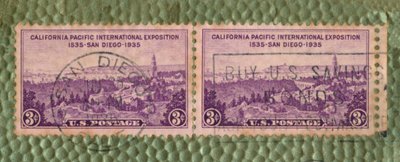 California Pacific International Exposition - USA-frimärke, c1935 av Unbekannt