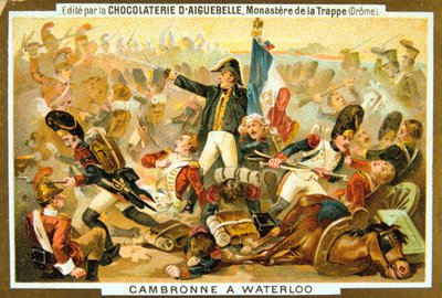 Cambronne vid slaget vid Waterloo, 18 juni, 1815, 1800-talet av Unbekannt