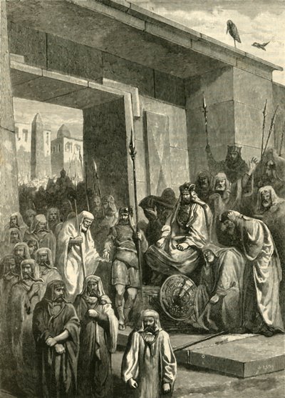 Cambyses och Psammetichus, 1890. av Unbekannt