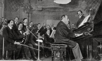 Camille Saint-Saens, fransk kompositör, musiker och dirigent, 1910 av Unbekannt