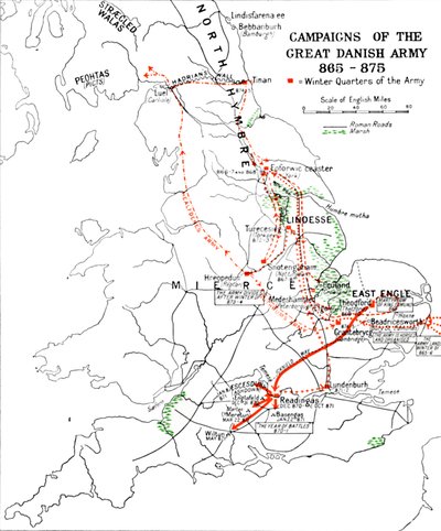 Den stora danska arméns fälttåg 865-875., 1935 av Unbekannt