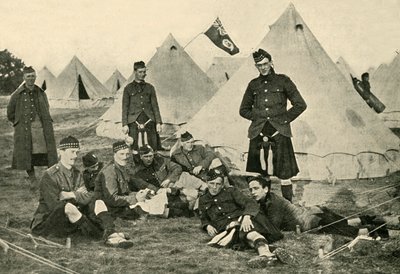 Kanadensiska soldater, första världskriget, 1914, c1920. av Unbekannt
