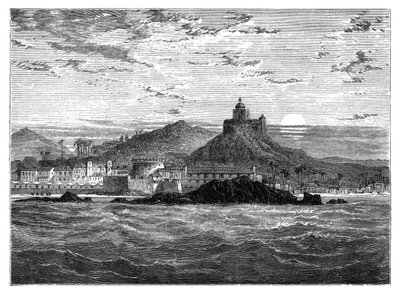 Cape Coast Castle, Gold Coast, Västafrika, c1890 av Unbekannt