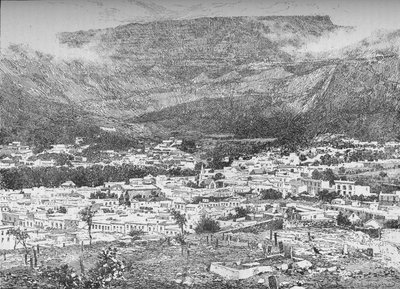 Kapstaden och Taffelberget, Sydafrika, c1900 1906 av Unbekannt
