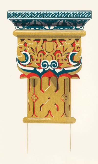 Columnhuvudstad, Lions domstol, 1907. av Unbekannt