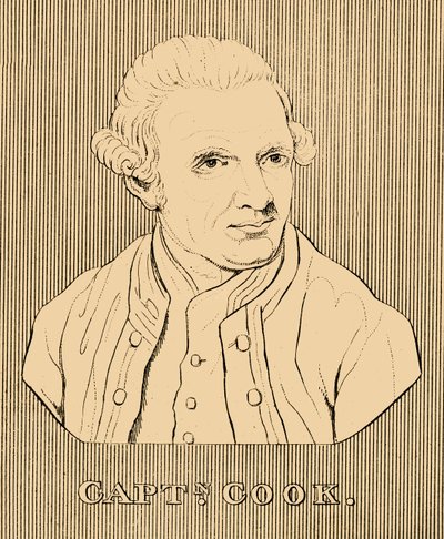 Kapten Cook, 1728-1779, 1830. av Unbekannt