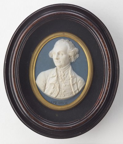 Kapten James Cook Wedgwood porträttmedaljong, ca 1776 av Unbekannt