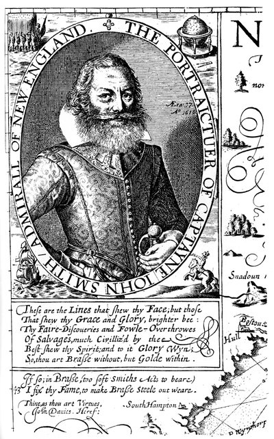 Kapten John Smith, kolonist i Virginia, 1624, 1893. av Unbekannt