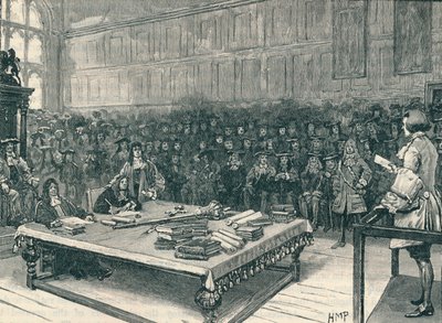 Kapten Kidd inför baren i underhuset, 1700 1905 av Unbekannt