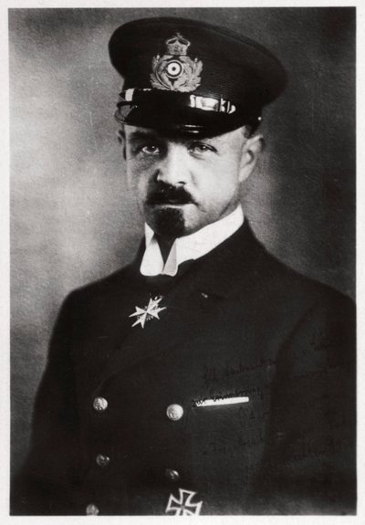 Kapten Peter Strasser, befälhavare för tysk luftskeppsflotta, första världskriget, 1916-1918 1933 av Unbekannt