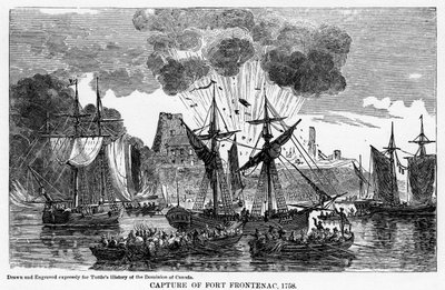 Erövring av Fort Frontenac, 1758, 1877 av Unbekannt