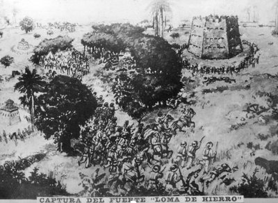 Infångande av Fort de la Loma 1896, 1910-talet av Unbekannt