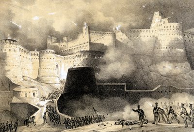 Infångande av Ghunzee av brittiska styrkor, andra anglo-afghanska kriget 1878-80, mars 1880 av Unbekannt