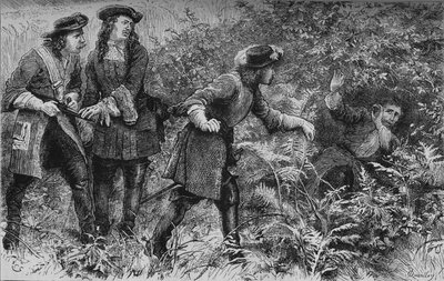 Erövring av Monmouth, 6 juli 1685, c1880 av Unbekannt