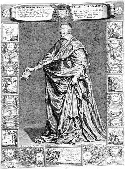 Kardinal Richelieu, c1637, 1700-talet av Unbekannt