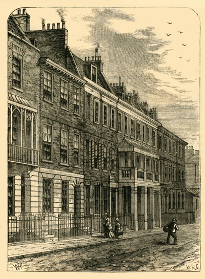 Carlyles House, Great Cheyne Row, c1876. av Unbekannt