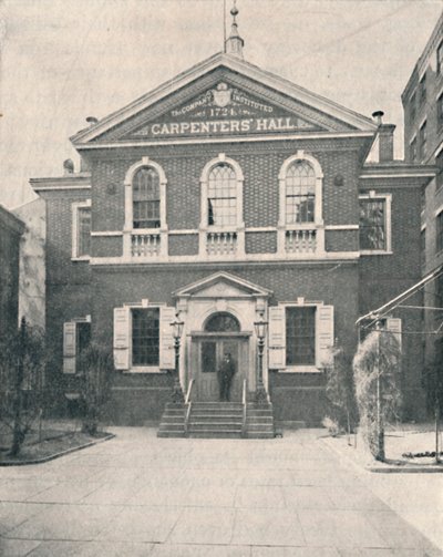 Carpenters Hall, Philadelphia, 1904 av Unbekannt