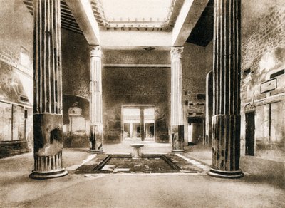 Silverbröllopets hus, Pompeji, Italien, ca 1900-talet av Unbekannt