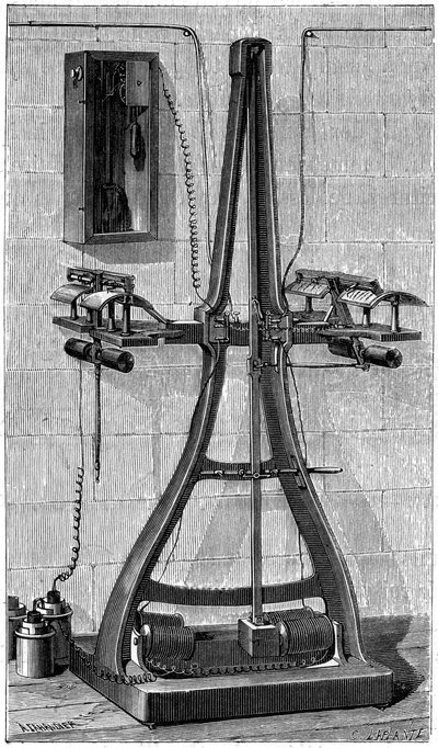 Casellis pantelegraf, 1874 av Unbekannt