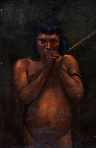 Cashivo Indian, ca. 1890-1892. av Unbekannt
