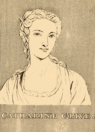 Catharine Clive, 1711-1785, 1830. av Unbekannt