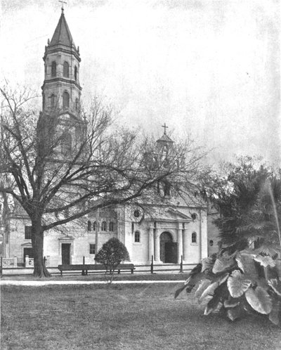 Cathedral of St. Augustine, Florida, USA, c1900. av Unbekannt