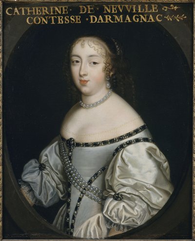 Catherine de Neufville de Villeroy, grevinna av Armagnac 1639-1707, ca 1665. av Unbekannt