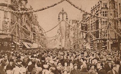 Firande av kung George V:s silverjubileum, London, 1935 av Unbekannt