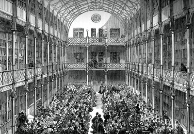 Centralhallen i Royal Army Clothing Depot, Pimlico, c1880 av Unbekannt