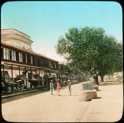 Chandni Chowk, Delhi, Indien, sent 1800-tal eller tidigt 1900-tal av Unbekannt