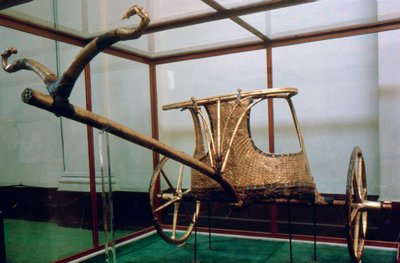 Vagn från Tutankhamons grav, 1300-talet f.Kr av Unbekannt