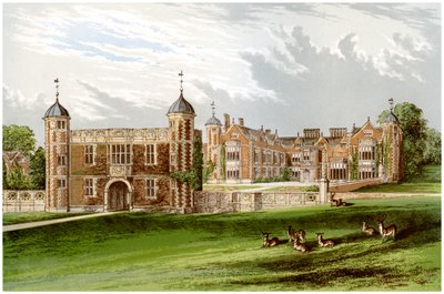 Charlecote Park, Warwickshire, hem för familjen Lucy, c1880 av Unbekannt