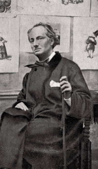Charles Baudelaire, fransk poet och konstkritiker, 1857 av Unbekannt