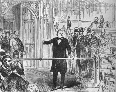 Charles Bradlaugh ... hävdar rätten att göra en bekräftelse av trohet ..., 1880, 1901. av Unbekannt