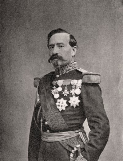 Charles Denis Bourbaki, fransk soldat och general, 1868 av Unbekannt
