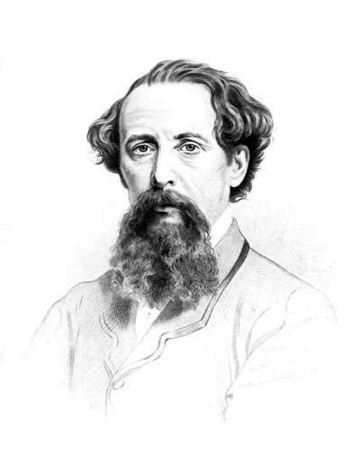 Charles Dickens, engelsk författare från 1800-talet, 1910 av Unbekannt