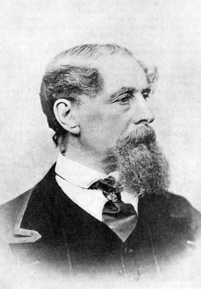 Charles Dickens, engelsk författare, c1850-1870 av Unbekannt