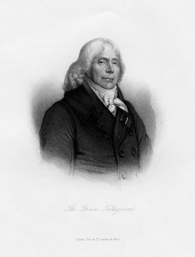 Charles Maurice de Talleyrand-Perigord, fransk diplomat, 1800-talet av Unbekannt