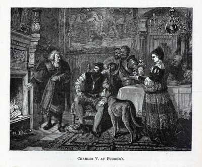 Karl V i Fuggers, 1882 av Unbekannt