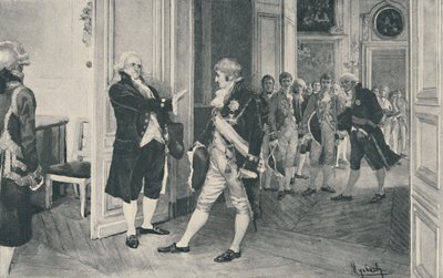 Charles och Ferdinand i Bayonne, 1808, 1896 av Unbekannt
