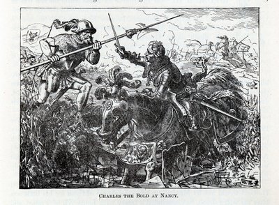 Karl den djärve i Nancy, 1882 av Unbekannt