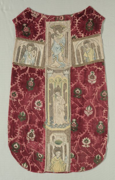 Chasuble Back with Brodered Orphrey Band, 1415-1425. av Unbekannt