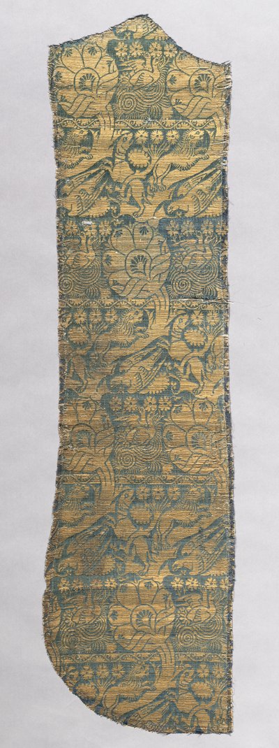 Chasuble Fragment with Realistic Animals, ca. 1420. av Unbekannt