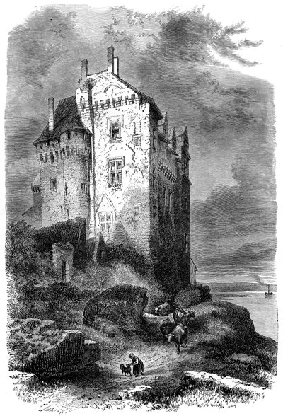 Chateau de Montsoreau, Frankrike, 1400-talet 1882-1884 av Unbekannt