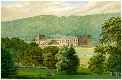 Chatsworth House, Derbyshire, hem för hertigen av Devonshire, c1880 av Unbekannt