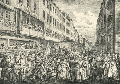 Cheapside på Lord Mayors Day, 1761, 1925. av Unbekannt