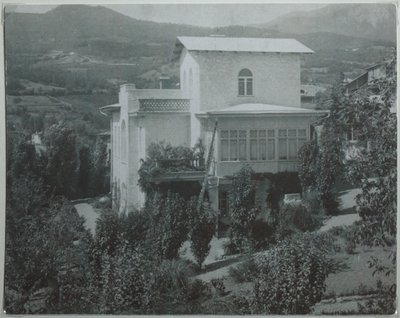 Tjechovs hus i Jalta, 1890-talet av Unbekannt